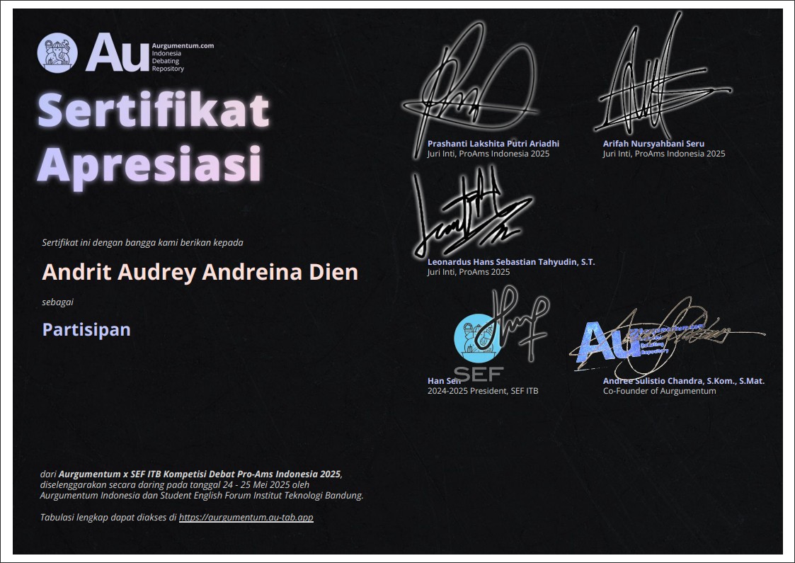 Andrit Audrey Andreina Dien